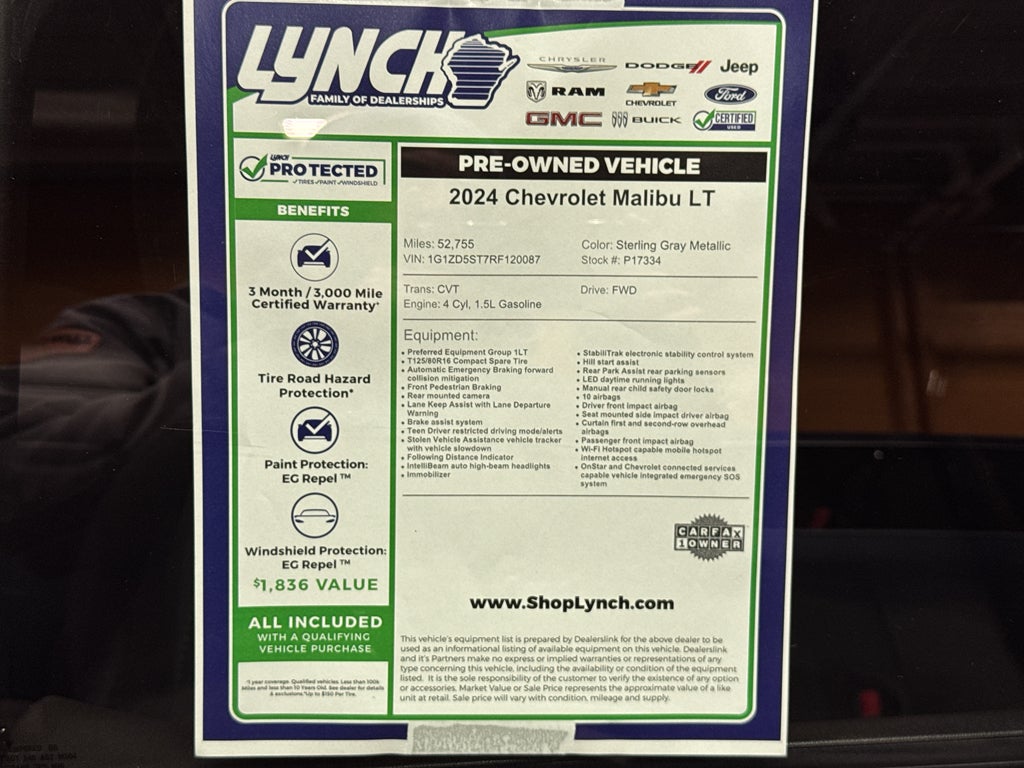 2024 Chevrolet Malibu 1LT