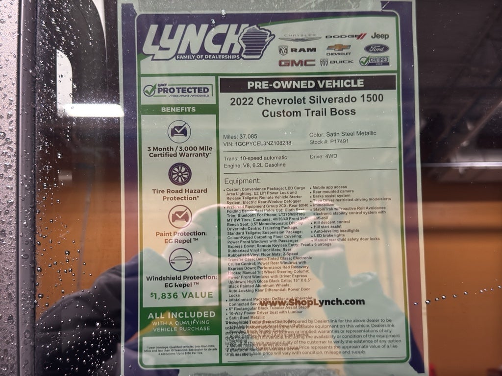 2022 Chevrolet Silverado 1500 LTD Custom Trail Boss