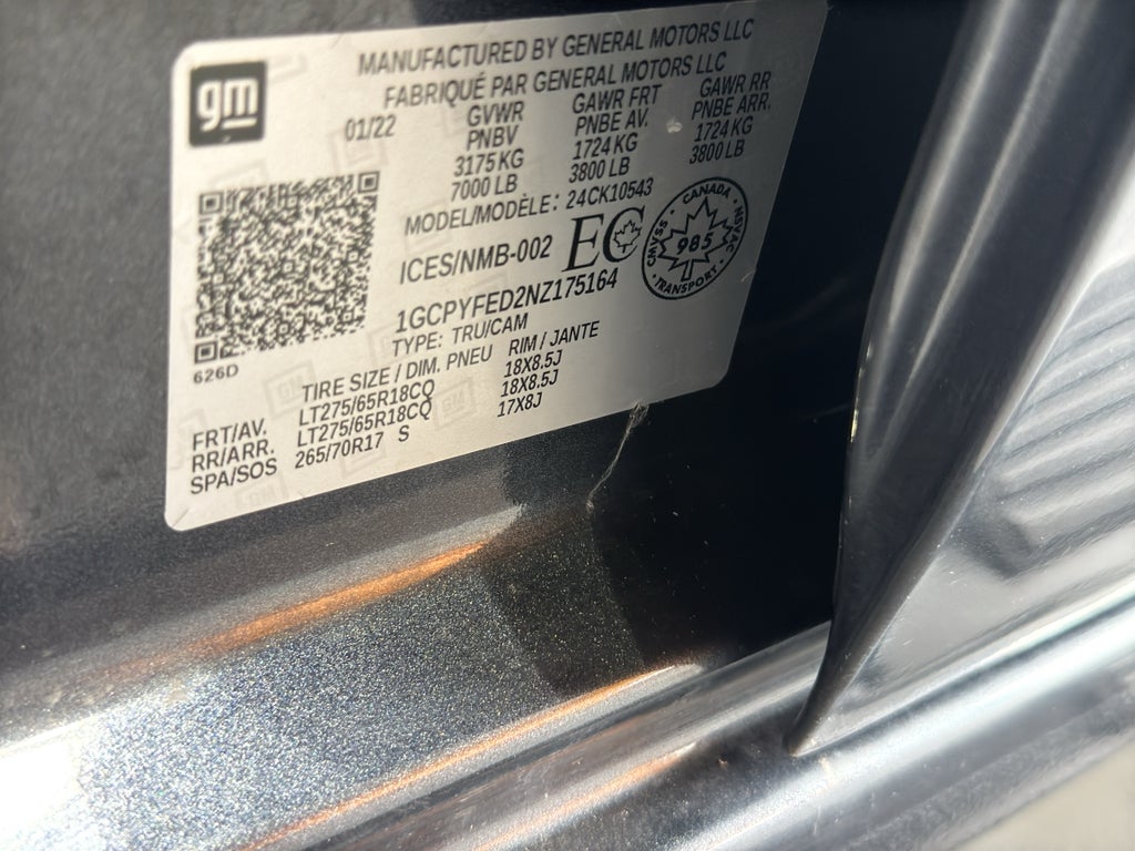 2022 Chevrolet Silverado 1500 LTD LT Trail Boss