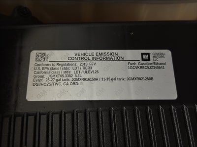 2018 Chevrolet Silverado 1500 LT