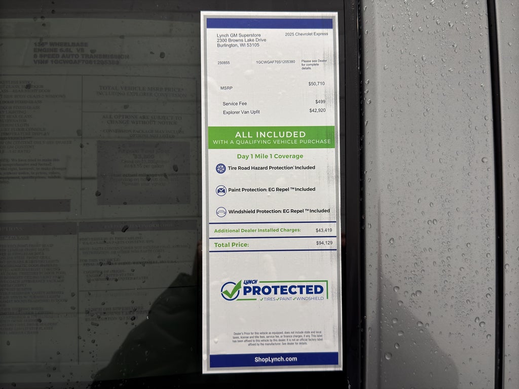 2025 Chevrolet Express Cargo 2500 WT