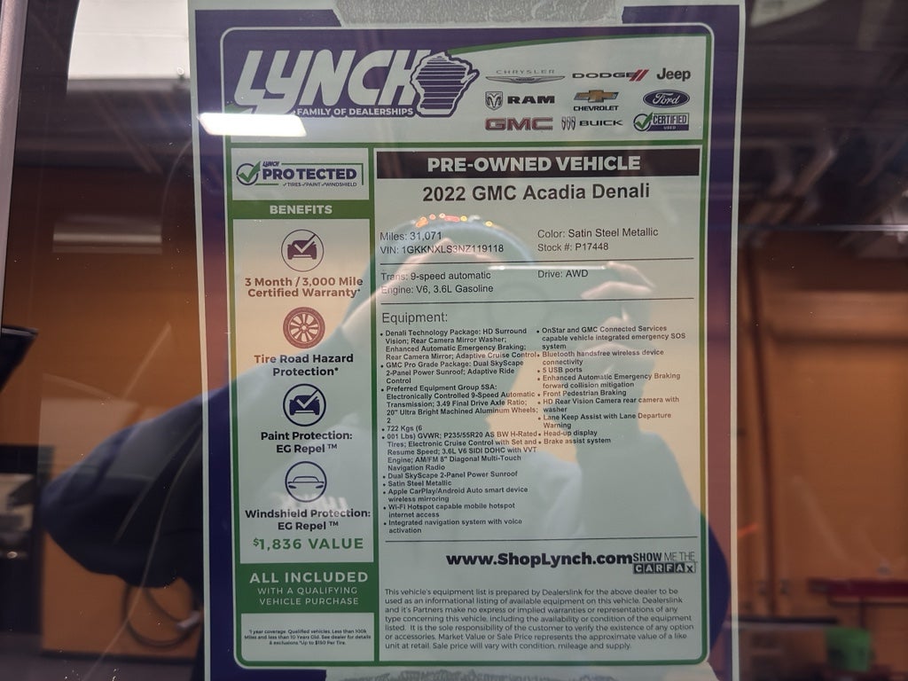2022 GMC Acadia Denali