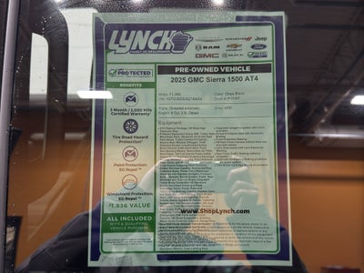 2025 GMC Sierra 1500 AT4