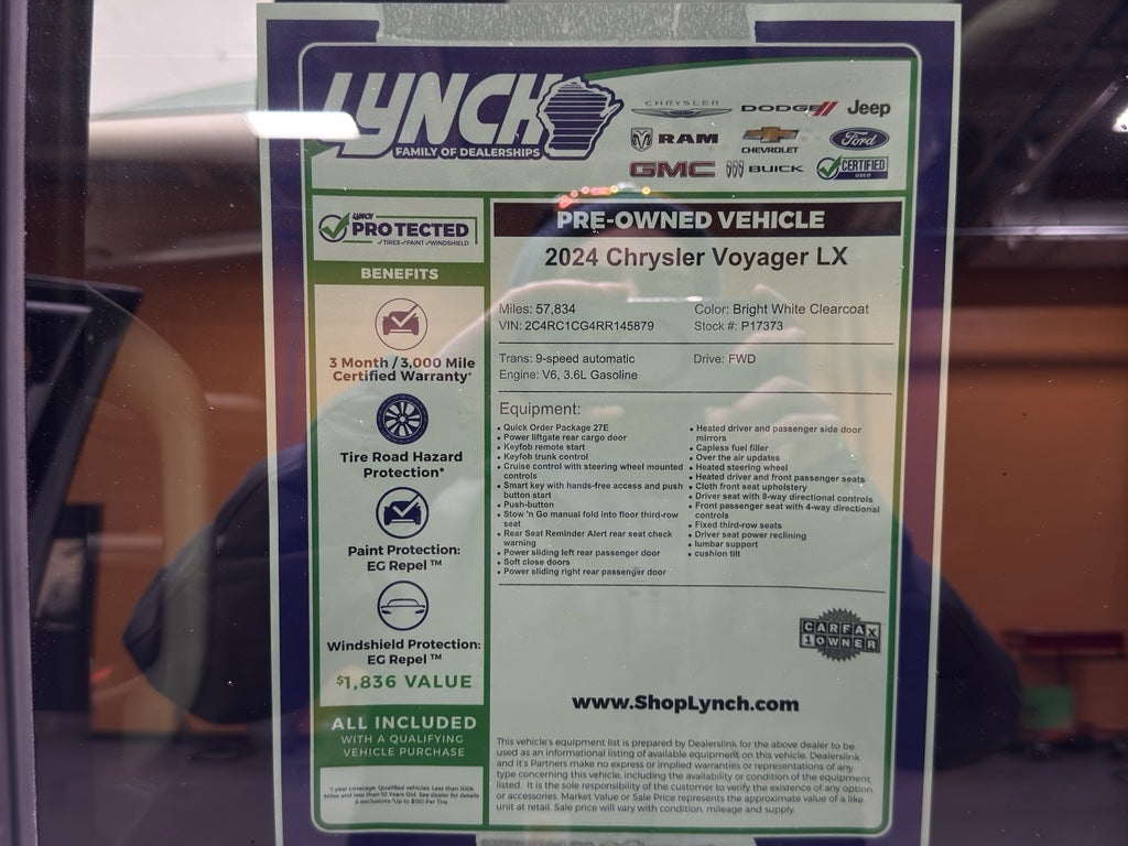 2024 Chrysler Voyager LX