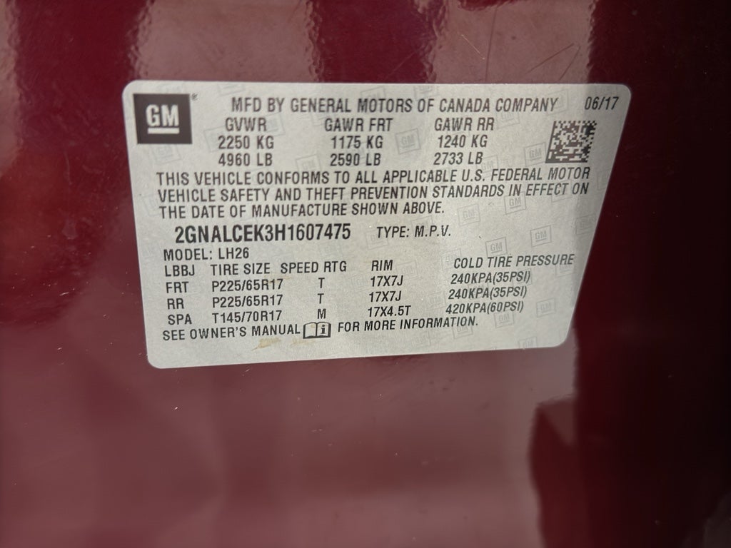 2017 Chevrolet Equinox LT