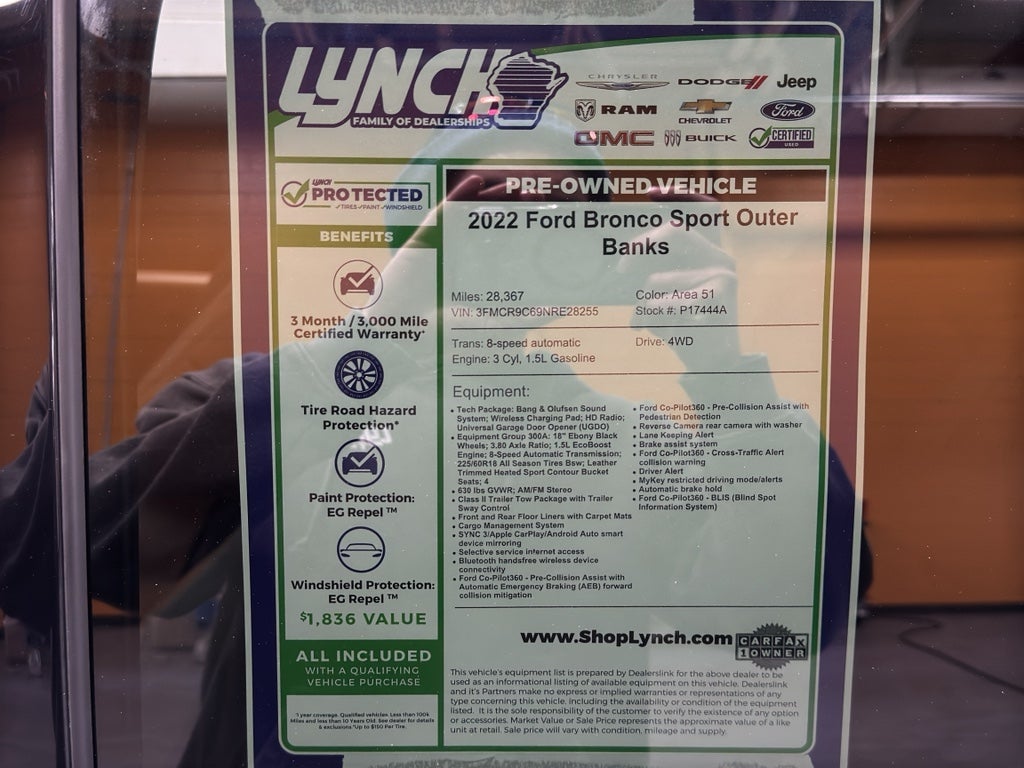 2022 Ford Bronco Sport Outer Banks