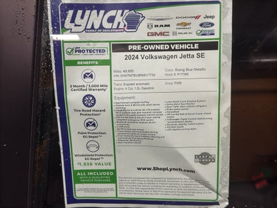 2024 Volkswagen Jetta SE