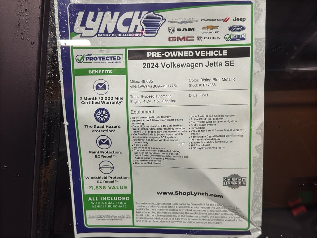 2024 Volkswagen Jetta SE