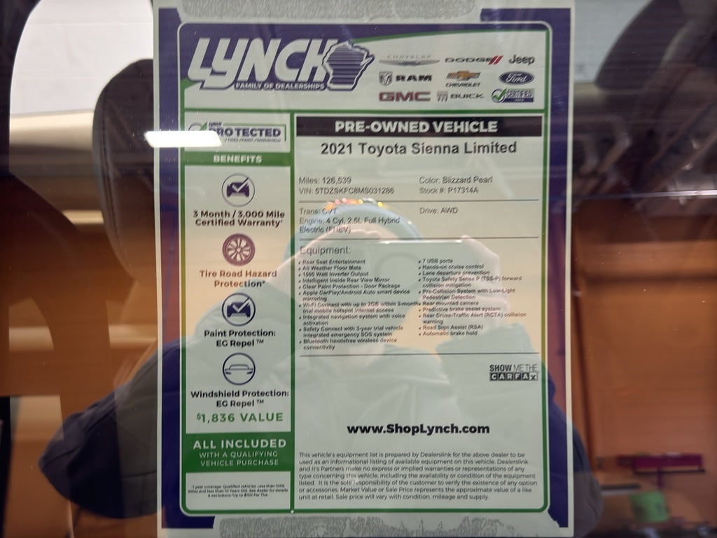 2021 Toyota Sienna Limited