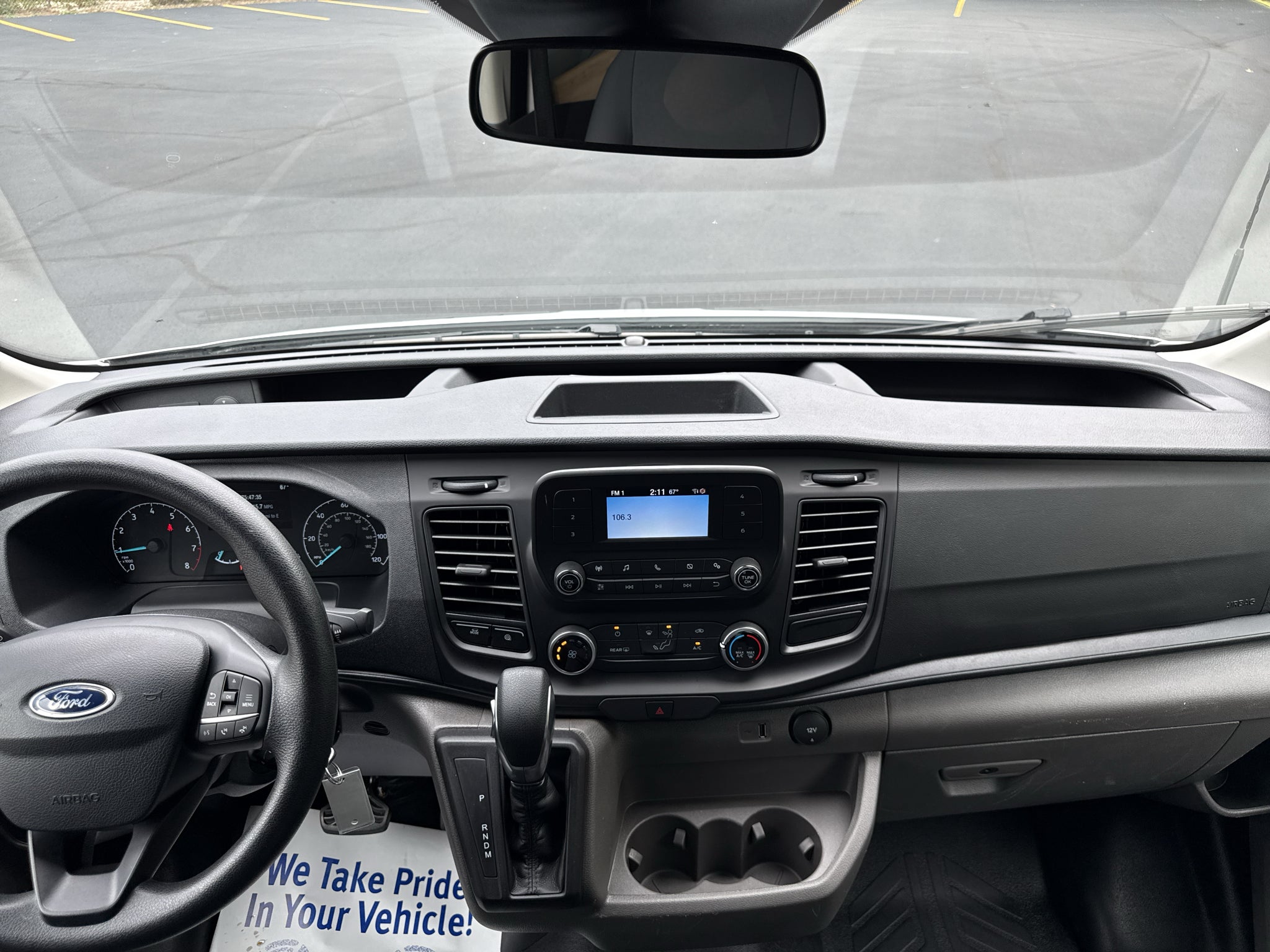 2025 Ford Transit Cargo Van T-250 130" Low Rf 9070 GVWR RWD