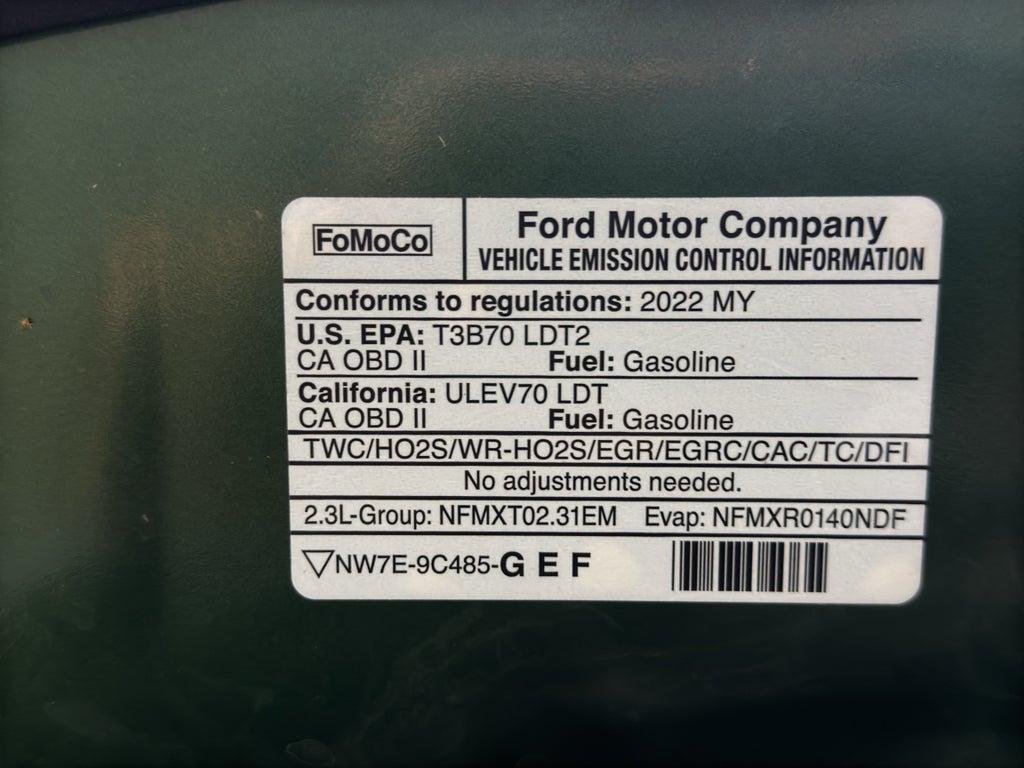 2022 Ford Bronco Base