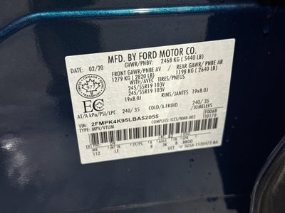 2020 Ford Edge Titanium