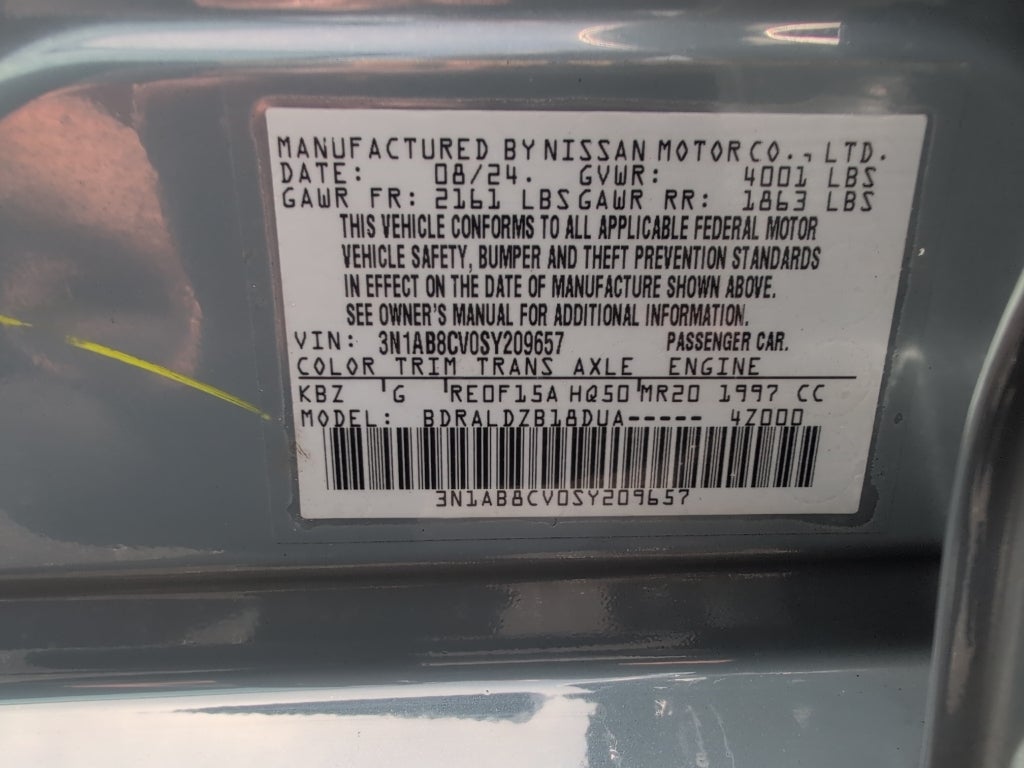 2025 Nissan Sentra SV