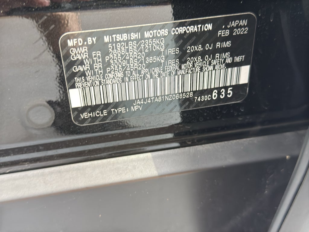 2022 Mitsubishi Outlander ES