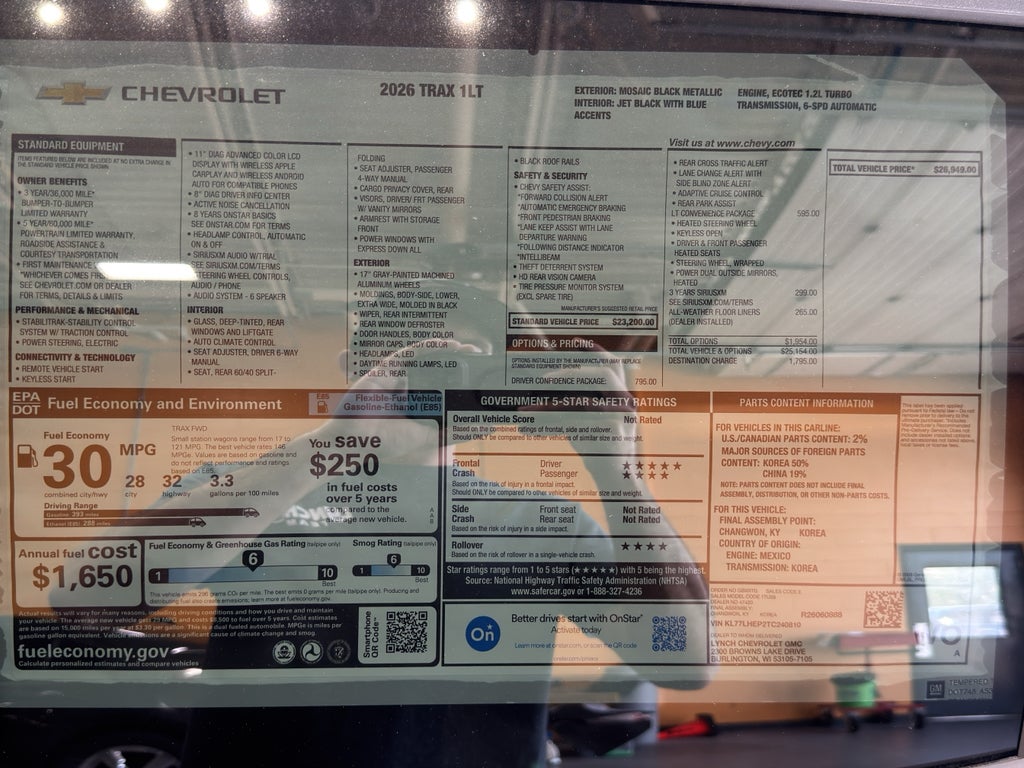 2026 Chevrolet Trax LT