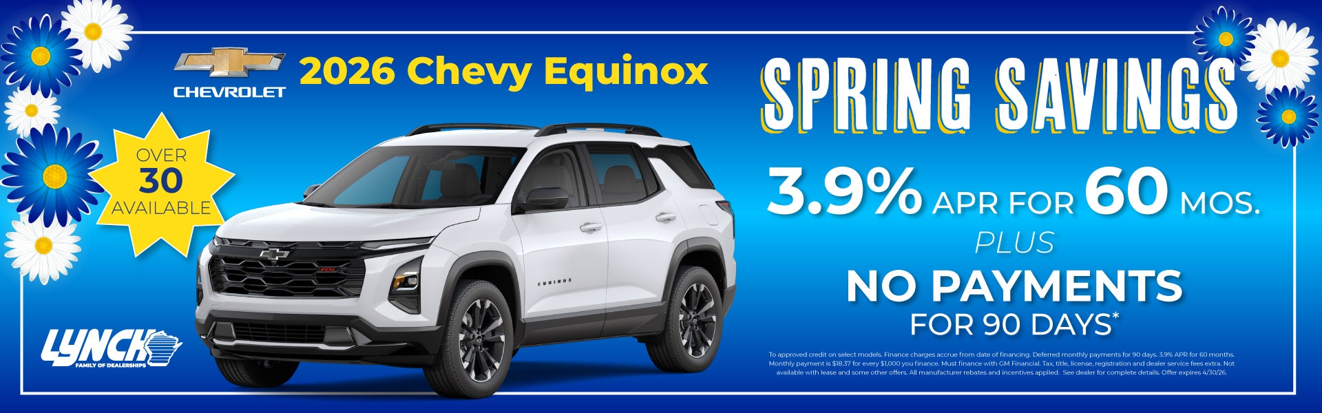 Chevy equinox savings at lynch kenosha