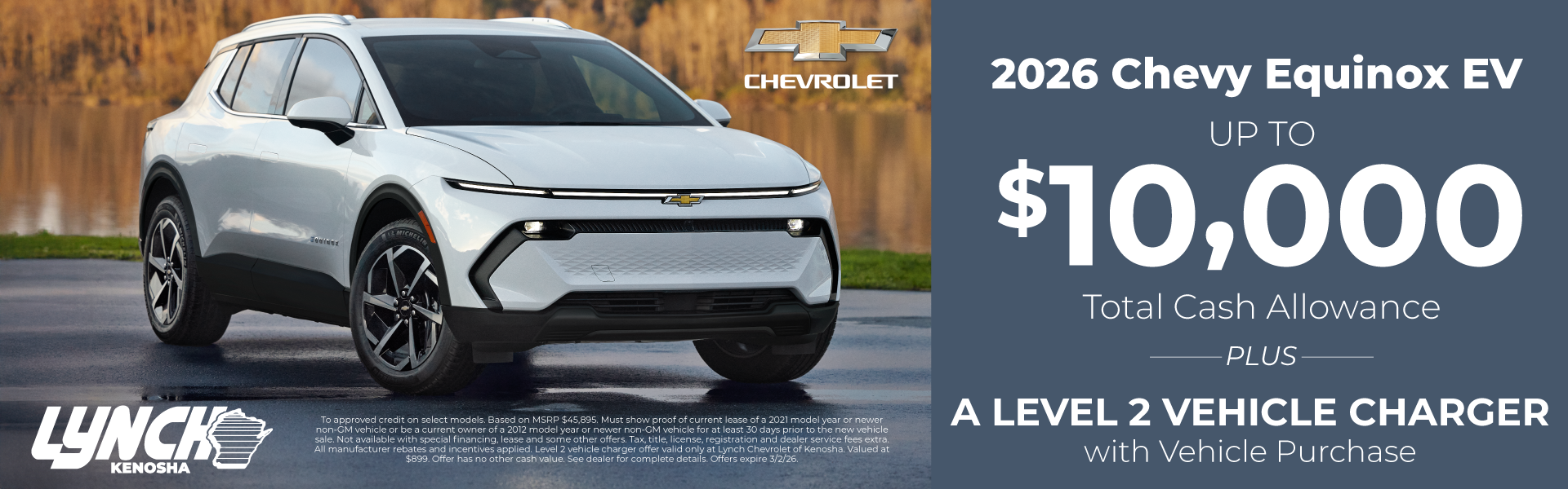 Equinox EV offer at lynch Kenosha. your refund your ride