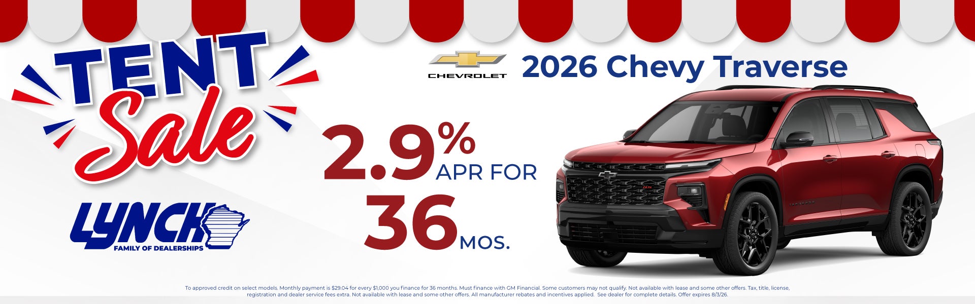 Lynch Chevy Traverse Offer