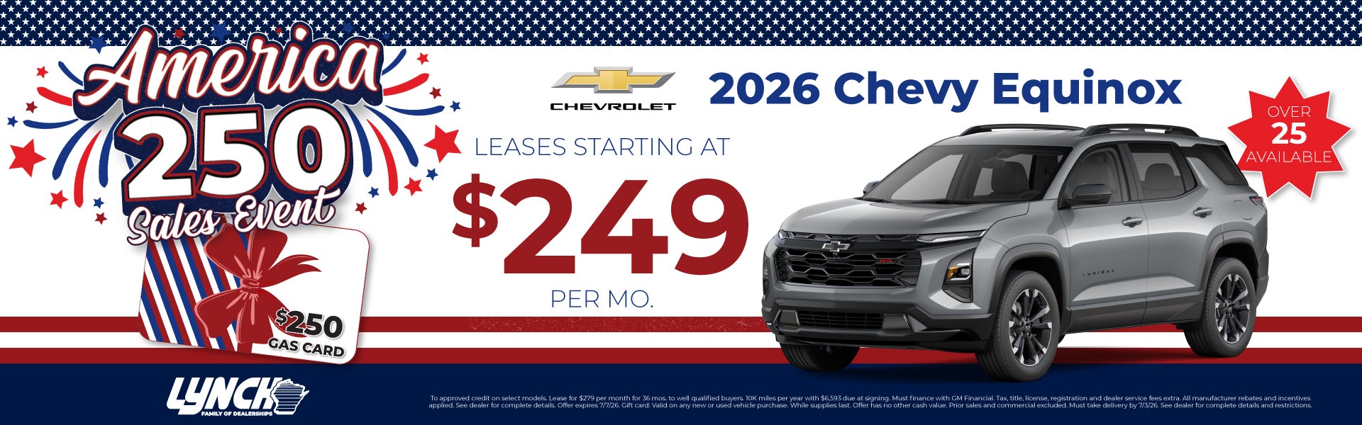 Equinox offer at Lynch Kenosha