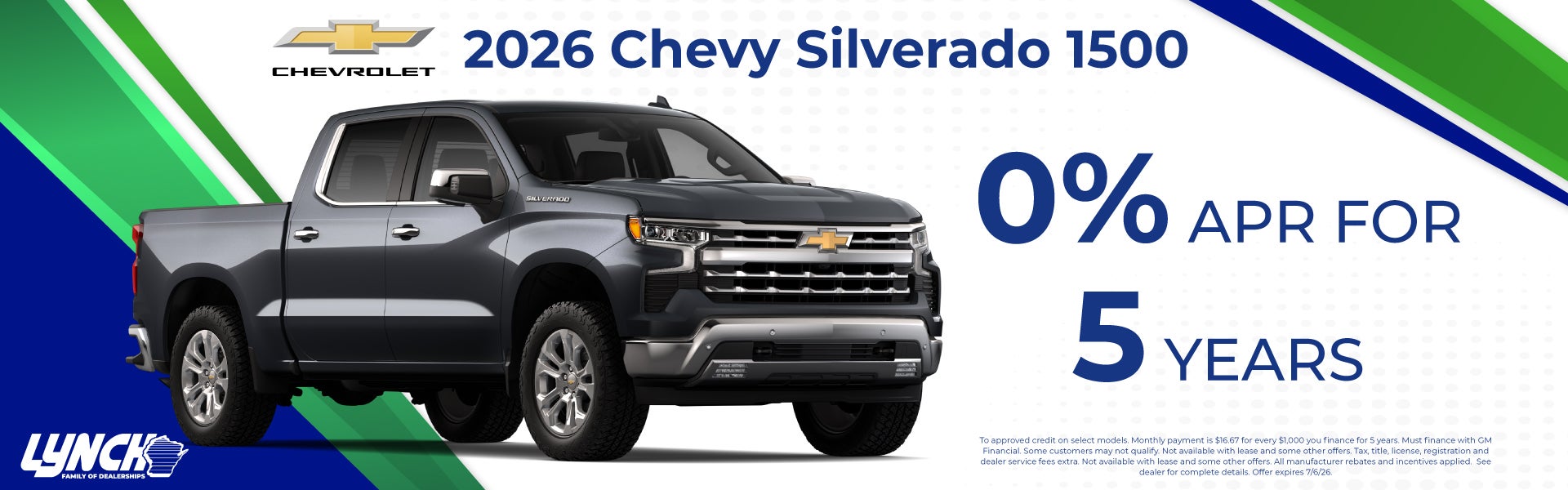 Silverado offer at Lynch Kenosha