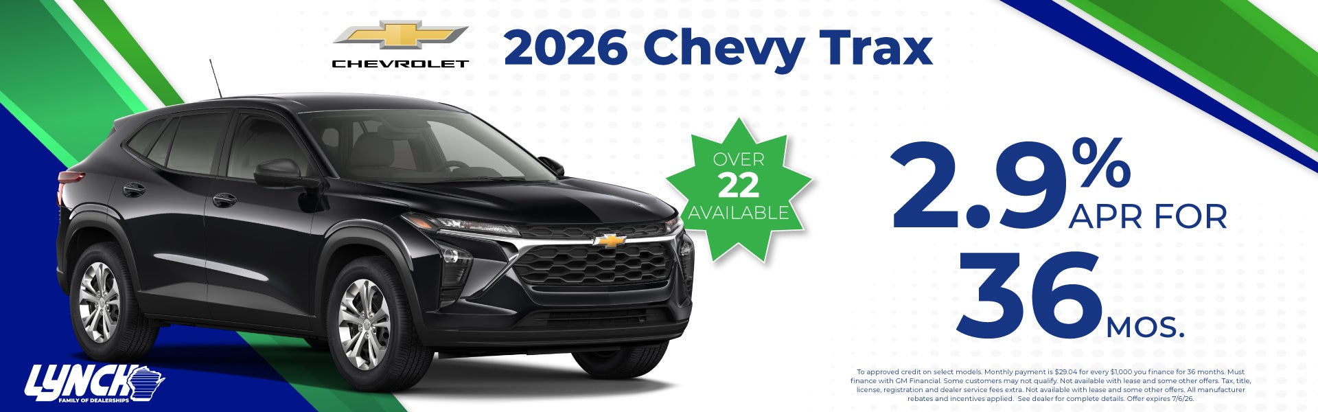 Trax offer at Lynch Kenosha