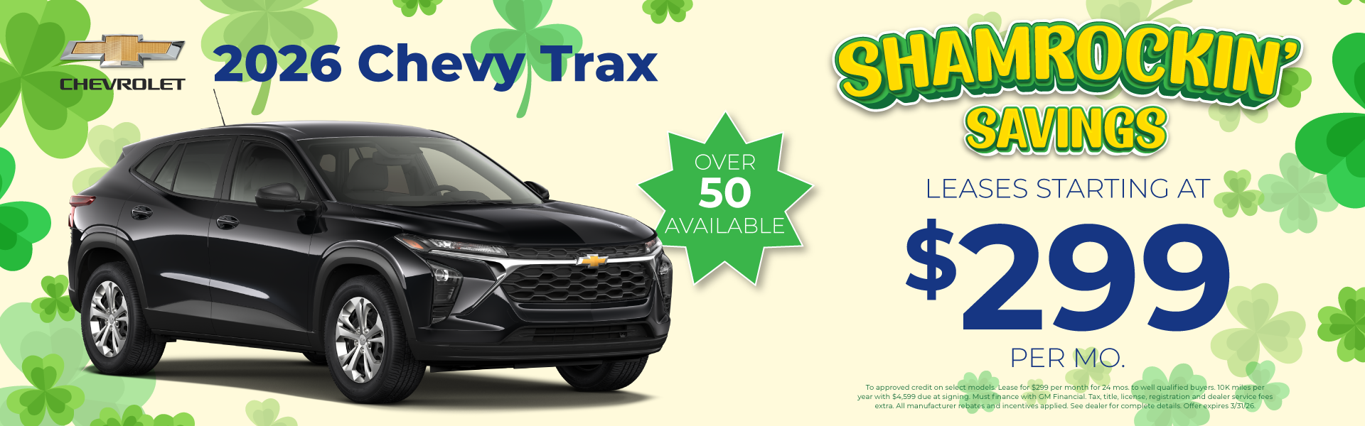 Trax savings at Lynch Chevy Kenosha