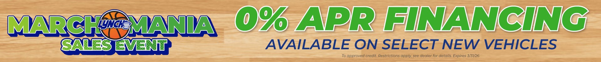march mania sales event event at Lynch Chevy Kenosha
