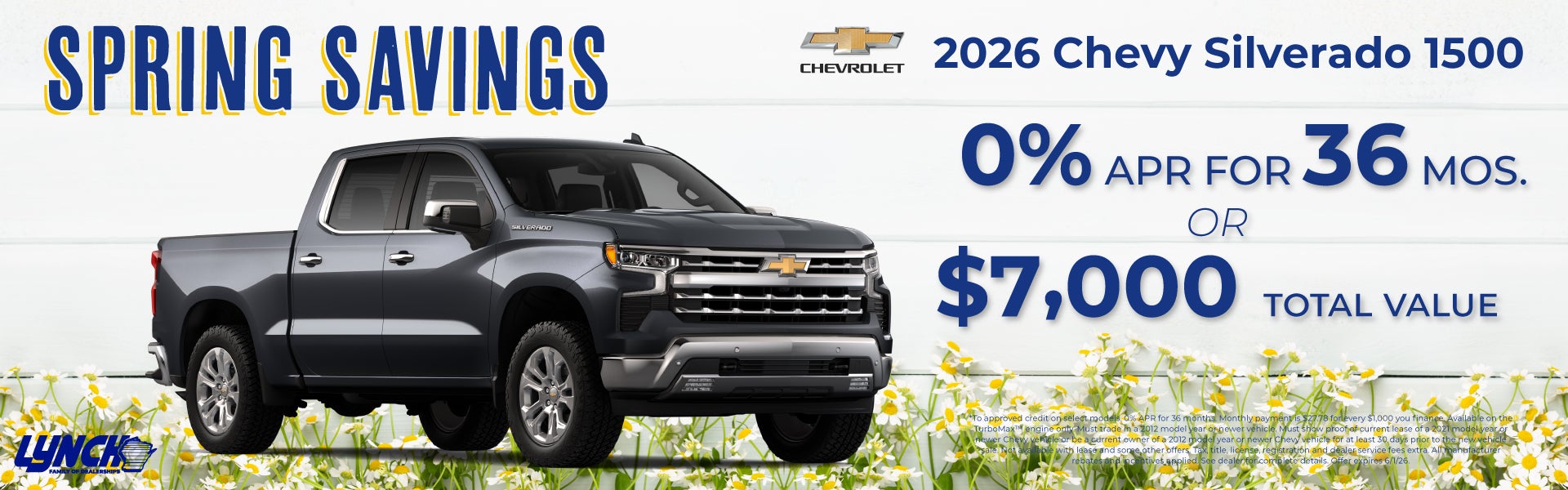 Lynch Chevy Kenosha Silverado savings