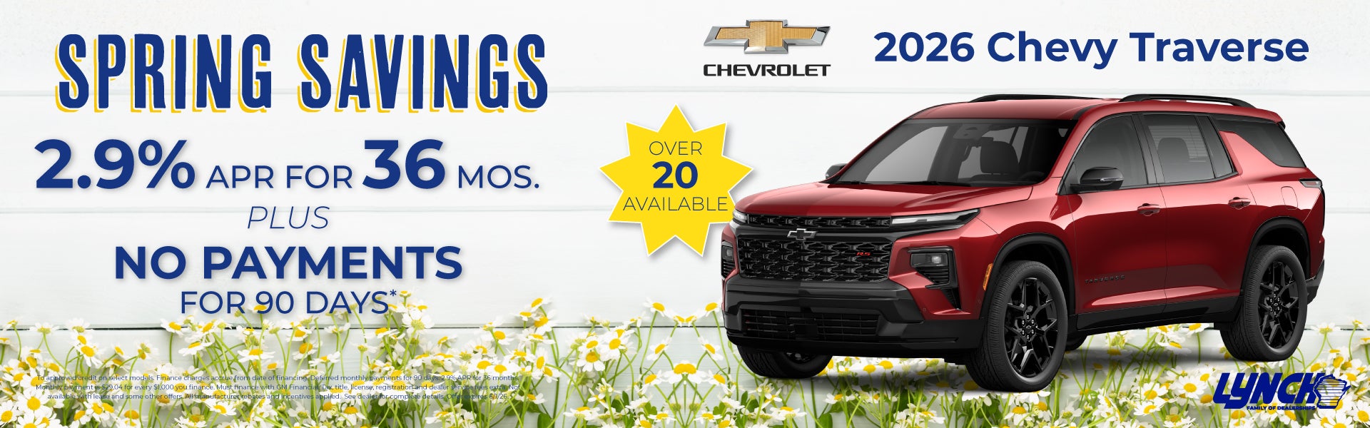 Lynch Chevy Kenosha Traverse Savings