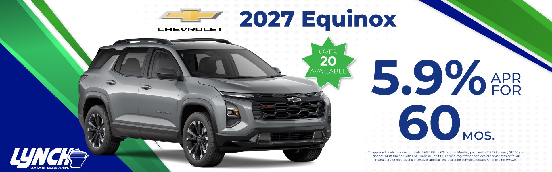 Lynch Chevy Kenosha Equinox Offer