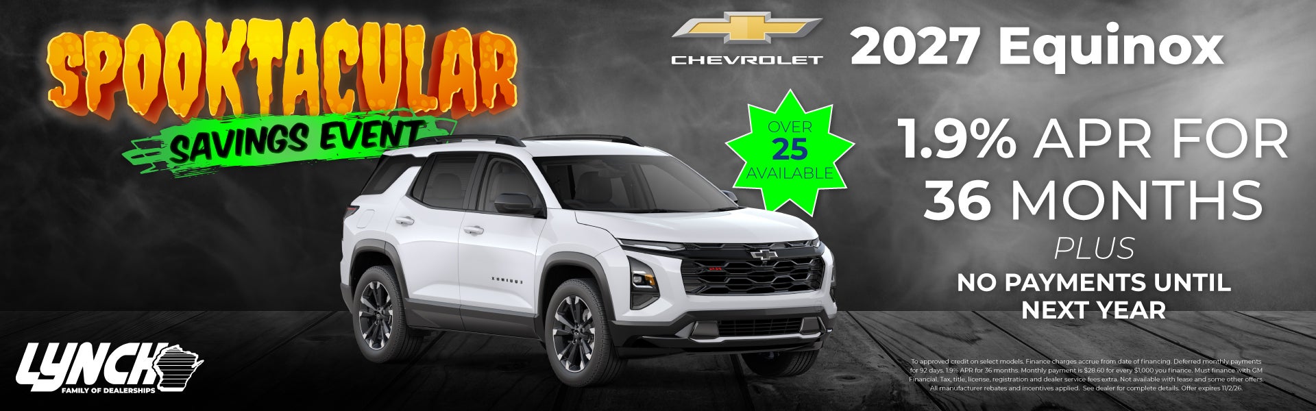 Lynch Chevy Kenosha Equinox offer