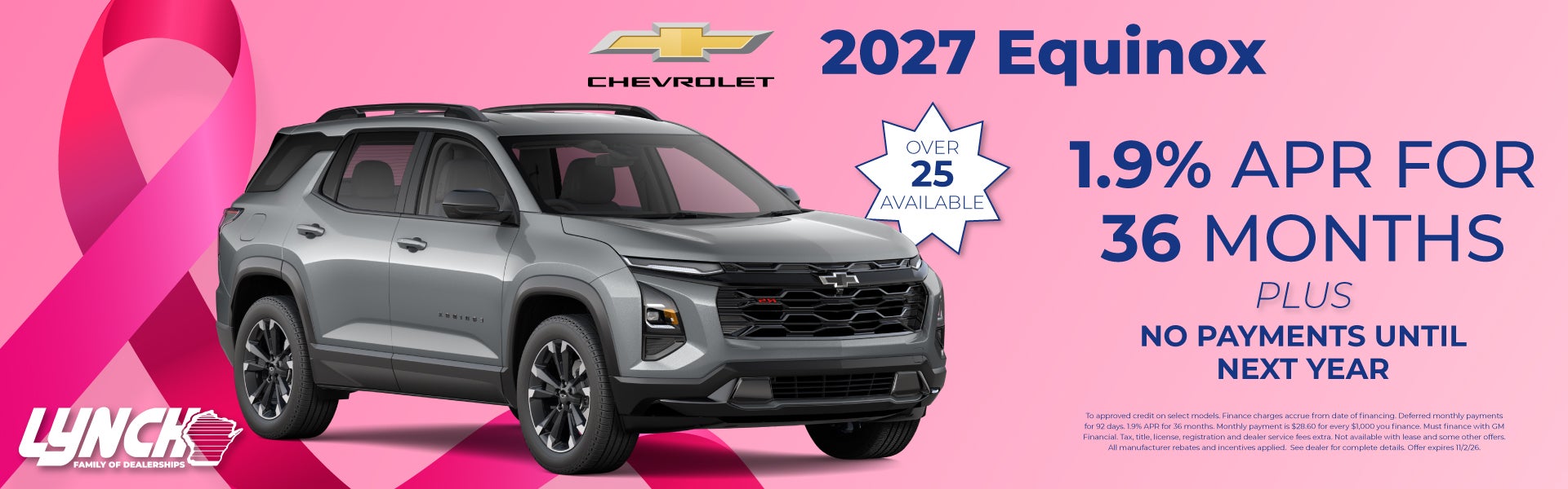Lynch Chevy Kenosha Equinox offer
