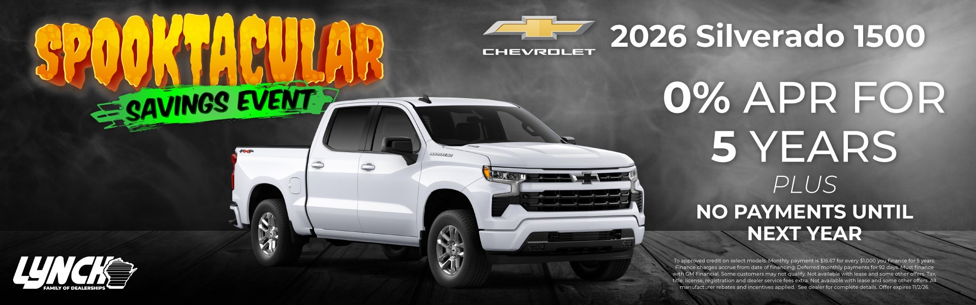 Lynch Chevy Kenosha Silverado offer