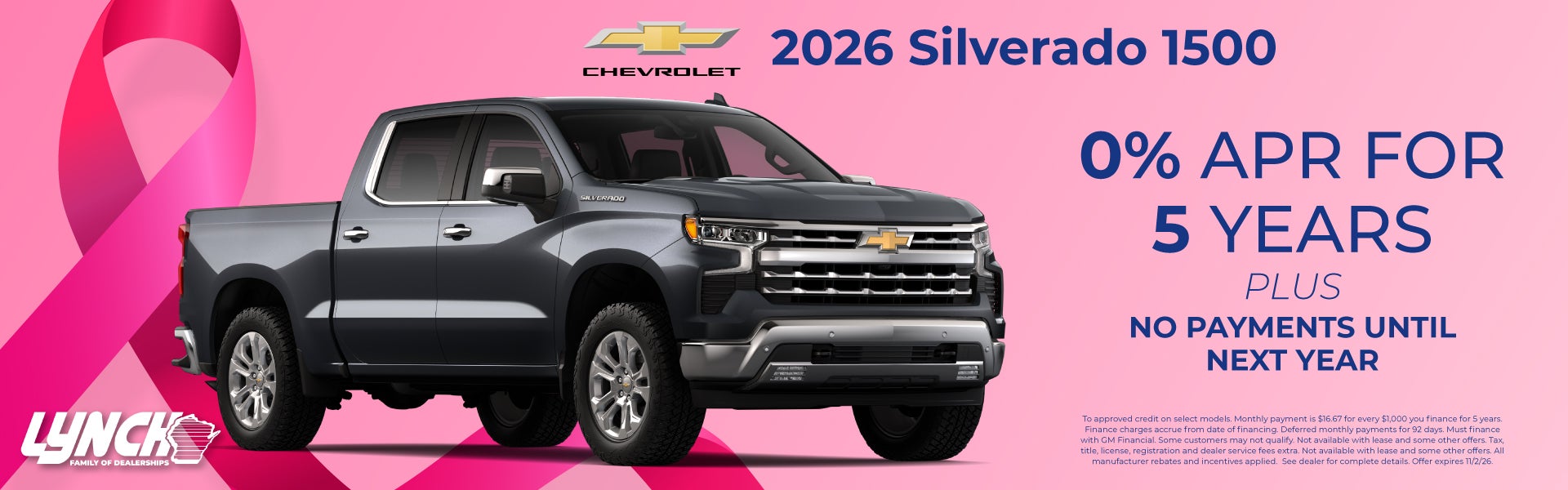 Lynch Chevy Kenosha Silverado offer