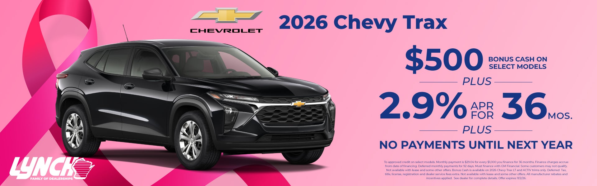 Lynch Chevy Kenosha Trax offer